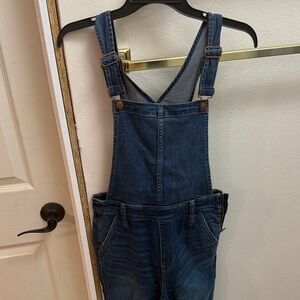 Madewell Blue Denim Overalls